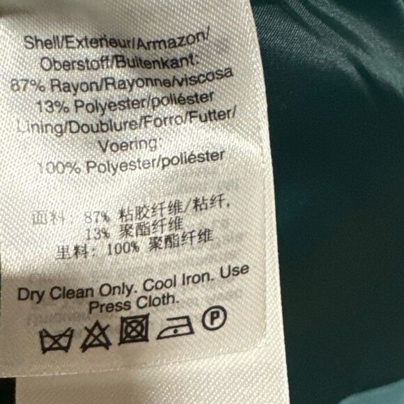 DKNY Teal Blazer - Picture 12 of 15